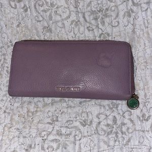 Bvlgari purple wallet